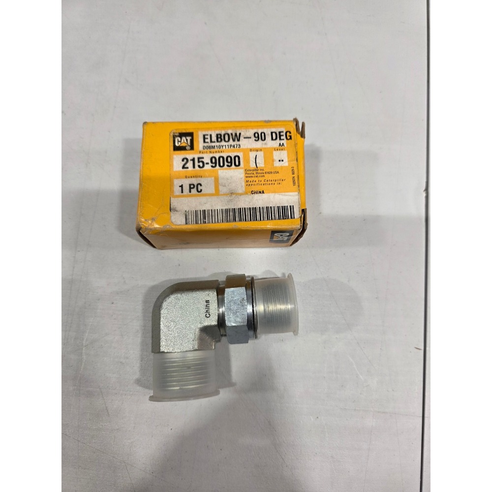 Oem CAT 215-9090 Elbow -90 Degree Hydraulic Fitting‎ Caterpillar Equipment Part